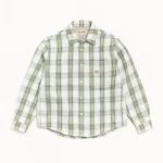 ステューシー ラウ チェックシャツ オフホワイト ジャケット