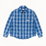 ステューシー ラウ チェックシャツ ブルージャケット