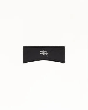 ステューシー リバーシブル テック ブラック ヘッドバンド