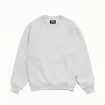 ステューシー リラックス アッシュ ヘザー クルー