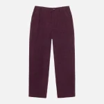 ステューシー リラックステクスチャードウール ワイントラウザー