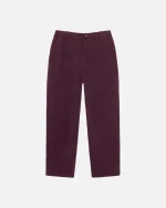 ステューシー リラックステクスチャードウール ワイントラウザー