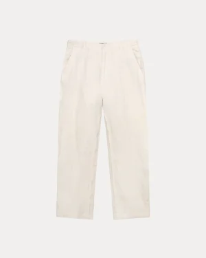 ステューシー リラックステクスチャードリネンボーントラウザー