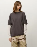 ステューシー レイジー フェード ブラック Tシャツ-4