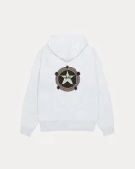 ステューシー レンジャー アッシュ ヘザー ジップ フード-1