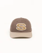 ステューシー ロープロファイル シェニール S ブラウン スナップバック