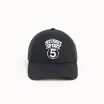 ステューシー ロープロファイル スポーツ5 ブラック ストラップバック