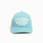 ステューシー ロープロファイル ワークギア ティール ストラップバック