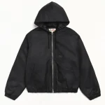 ステューシー ワックスコットン ワーク ブラック ジャケット