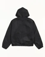 ステューシー ワックスコットン ワーク ブラック ジャケット-2