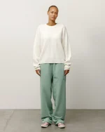 ステューシー ワッフル カシミア ナチュラル セーター-2