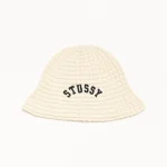 ステューシー ワッフルニット ボーン バケットハット