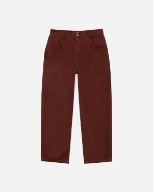 ステューシー ワークギア ツイル ブリック トラウザー