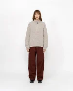 ステューシー ワークギア ツイル ブリック トラウザー-4