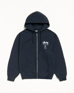 ステューシー ワールドツアー ネイビー ジップ フード
