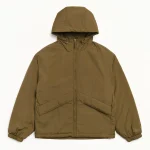 ステューシー 断熱フード付きオリーブジャケット