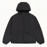 ステューシー 断熱フード付きブラックジャケット
