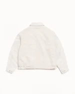 ステューシーのパイル裏地付きジップボーンジャケット-2