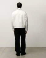 ステューシーのパイル裏地付きジップボーンジャケット-5