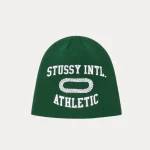 ステューシーインターナショナル アスレチックフォレストスカルキャップ