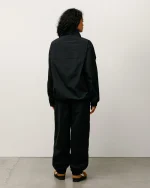 ステューシー＆ナイキ ストーンウォッシュ フリースパンツ ブラック-5