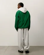 ステューシー＆ナイキ フリース グレー ヘザー パンツ-3