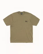 ベーシックなステューシーTシャツアーミー-1