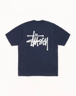 ステューシー ベーシック ネイビー Tシャツ